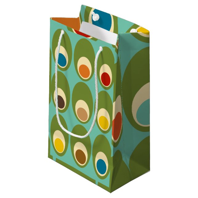 Sacola Para Presentes Pequena Ovos Modernos do Século médio (Frente inclinada)