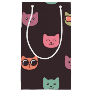 Sacola Para Presentes Pequena Padrão de Cat