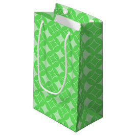 Sacola Para Presentes Pequena padrão de entrega do verde limão