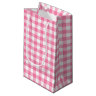 Padrão de Gingham Cor-de-Rosa