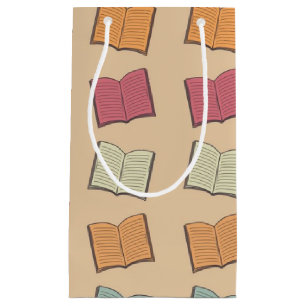 Sacola Para Presentes Pequena Padrão de livro