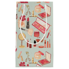 SACOLA PARA PRESENTES PEQUENA PADRÃO DE MAKEUP