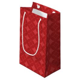 Sacola Para Presentes Pequena Padrão de shippo vermelho