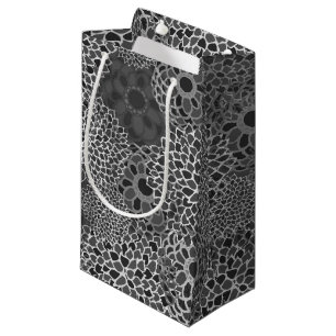 Sacola Para Presentes Pequena Padrão Floral Moderno de Tendy