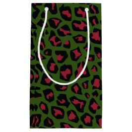 Sacola Para Presentes Pequena Padrões sem focas de Leopard
