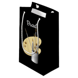 Sacola Para Presentes Pequena Paleta de artistas de arte fina e escovas personal