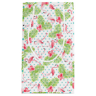 Sacola Para Presentes Pequena Palm Verde Flamingo Gift Bag
