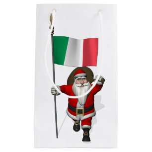 Sacola Para Presentes Pequena Papai Noel, Alferes Da Itália
