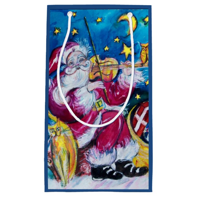 SACOLA PARA PRESENTES PEQUENA PAPAIS NOEIS INSPIRADOS (Frente)