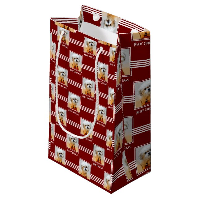 Sacola Para Presentes Pequena Papel Tissue Malshi (Frente inclinada)
