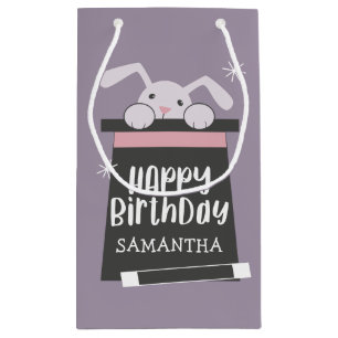 Sacola Para Presentes Pequena Parabéns mágicos crianças mágicas parabéns