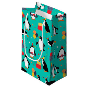 Sacola Para Presentes Pequena Partido do pinguim