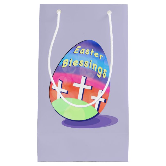 Sacola Para Presentes Pequena Páscoa Bag de presentes (Frente)