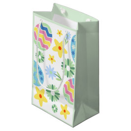 Sacola Para Presentes Pequena Páscoa Floral
