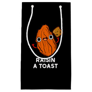 Sacola Para Presentes Pequena Passar Uma Comida Engraçada Engraçado Pun Dark BG