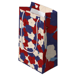 Sacola Para Presentes Pequena Patriotic Petunias Large Gift Bag