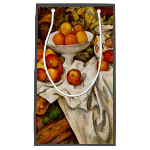 Sacola Para Presentes Pequena Paul Cezanne Apple Orangismo Impressionismo