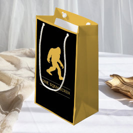 Sacola Para Presentes Pequena Pé grande engraçado Squatchin ido Sasquatch