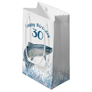 Sacola Para Presentes Pequena Peixe Grande No Saco De Presente Pequeno aniversár