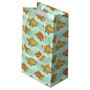 Sacola Para Presentes Pequena Peixe-teste padrão