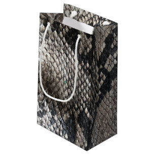 Sacola Para Presentes Pequena Pele de cobra na moda do pitão - forma elegante
