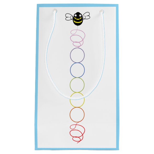 Sacola Para Presentes Pequena Pequena Abelha Que Você Deu Saco (Frente)