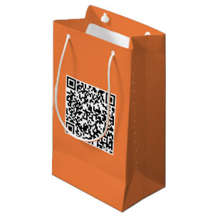 Sacola Para Presentes Pequena Pequena Marca Personalizada com Código QR para Pro