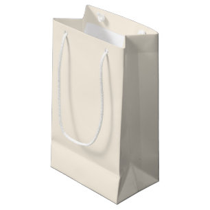 Sacola Para Presentes Pequena Pequeno creme leve e elegante 
