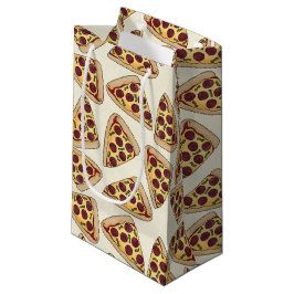Sacola Para Presentes Pequena Pequeno saco de presentes de pizza