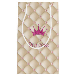 Sacola Para Presentes Pequena Pérolas Charmosas e Elegantes, Tiara, Princesa, Br
