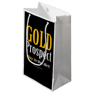 Sacola Para Presentes Pequena Perspectiva Dourado