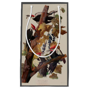 Sacola Para Presentes Pequena Pica-Pau-Grande de John James Audubon Impressão de