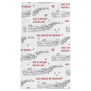 Sacola Para Presentes Pequena Pickup Line Namorados Engraçado Lover