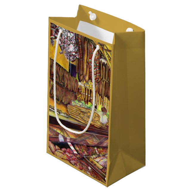 Sacola Para Presentes Pequena Pig, Budapeste (Frente inclinada)