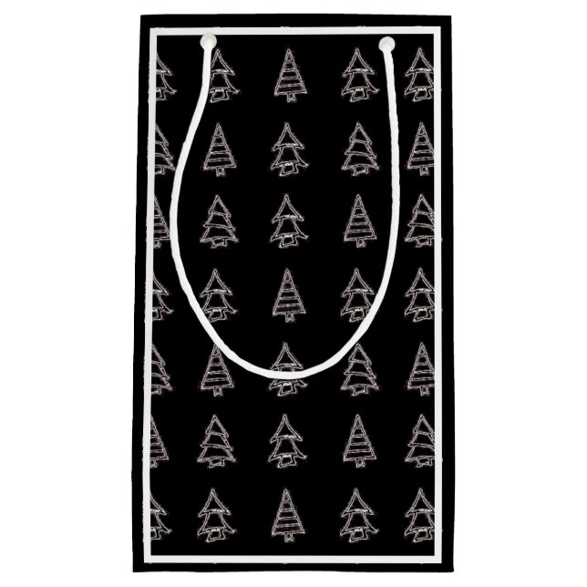 Sacola Para Presentes Pequena Pine Tree Gift Bag (Frente)