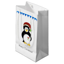 Pinguim em um Chapéu Santa