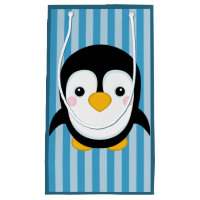 Pinguim Pinguin Design azul-stripes de cartoon bon