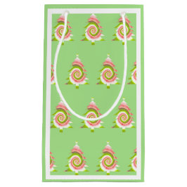 Sacola Para Presentes Pequena Pino Psicodélico - Saco do Presente