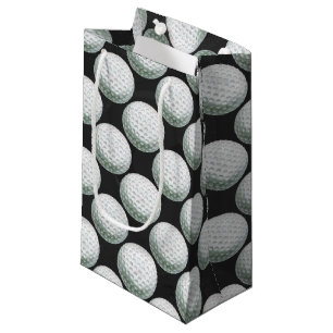 Sacola Para Presentes Pequena Pintado padrão da bola de golfe