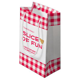 Sacola Para Presentes Pequena Pizza Party Kids Birthday
