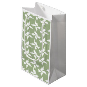 Sacola Para Presentes Pequena plantas botânicas