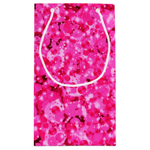 Sacola Para Presentes Pequena Pontos de Celebração - 9-Pink GIFT BAG S