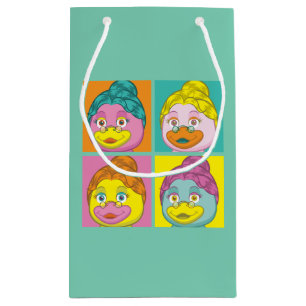 Sacola Para Presentes Pequena Pop art da Senhora Birdy
