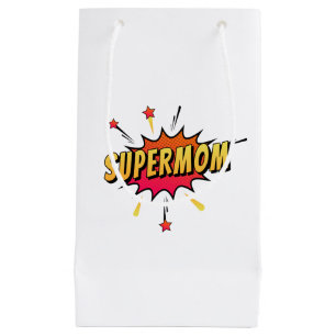 Sacola Para Presentes Pequena Pop de Arte da Super-Mãe Retrópica  Saco Present