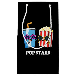 Sacola Para Presentes Pequena Pop Stars Engraçado Invólucro Escuro BG