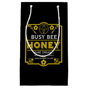 Sacola Para Presentes Pequena Pote de Mel do Mercado de Agricultores