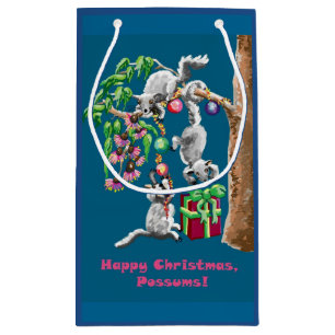 Sacola Para Presentes Pequena presente de Natal australiano