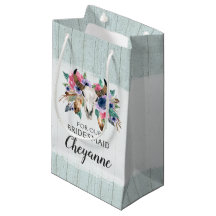 Presente para Madrinha Boho Saco de Favor de Crâni