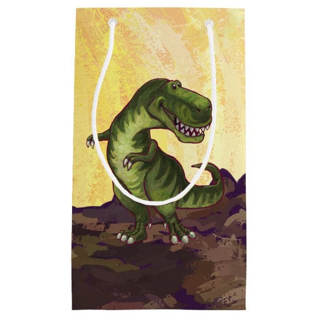 Sacola Para Presentes Pequena Presentes e acessórios do Tyrannosaurus (Frente)