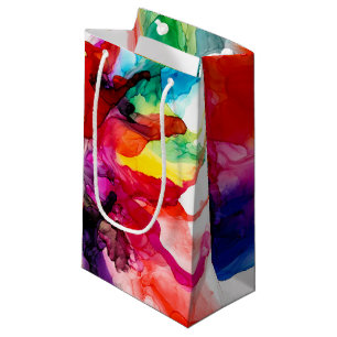 Sacola Para Presentes Pequena Prisma de Jeweltone - Watercolor